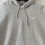 Nike grey y2k hoodie XL Image 2