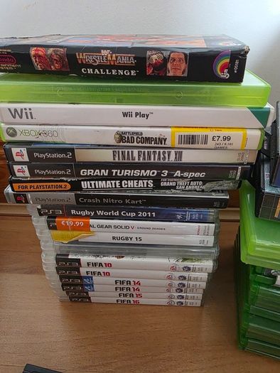 Mix of games and cards