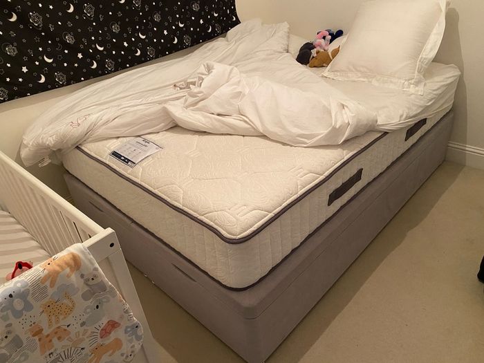Bed and Mattress (King Size)