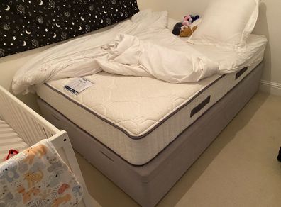 Bed and Mattress (King Size)