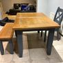 Harvey Norman Tisbury Extending Dining Set of table x2 chairs bench Image 5