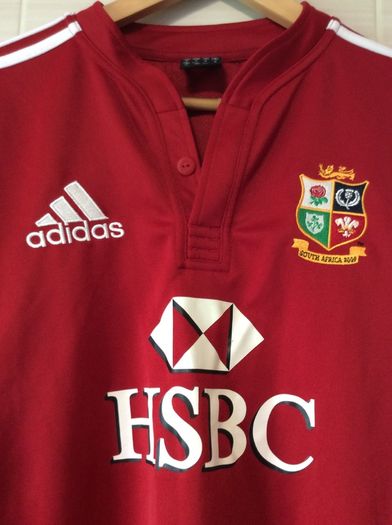 British And Irish Lions Jersey. Official Adidas Mens Home Jersey. Tour Of South Africa 2009. Authentic Original From 2009. Not A Modern Day Remake.