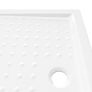 Shower Base Tray with Dots White 90x70x4 cm Image 5
