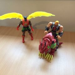 He -Man Thundercat and sun man figures