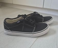 Vans Trainers- Black Canvas- Size EU37/ UK4.5