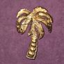 1970's Palm Tree Brooch Image 2