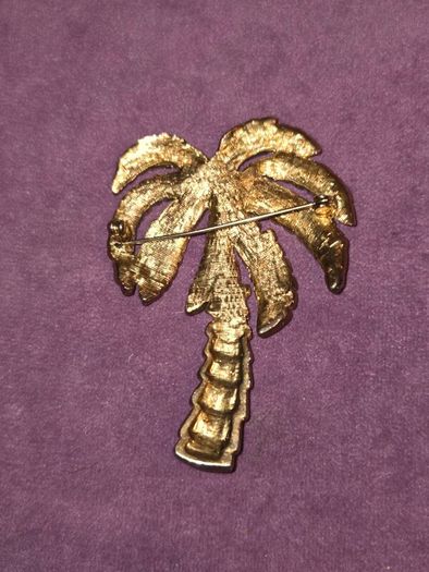 1970's Palm Tree Brooch