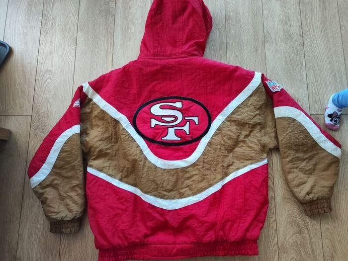 Vintage San Francisco 49er jacket jumper NFL authentic pro line Apex one mens L