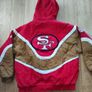 Vintage San Francisco 49er jacket jumper NFL authentic pro line Apex one mens L Image 7
