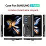 High Quality PC Shockproof Phone Case Compatible with Samsung Galaxy Z Fold 4, with 360 Rotating Ring Kickstand, Full Cover Protection Phone Bags Compatible with Samsung Galaxy Z Fold 4 Image 2