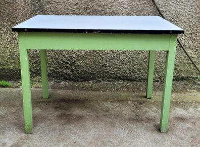 Early 20th C, irish enamel top pastry table