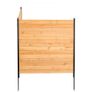 2 Panel Solid Air Conditioner Fence Screen, Pool Equipment Enclosure with Metal Stakes, Easy DIY Installation, Outdoor Trash Can Hider for Garden Decoration Image 6