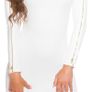 dress with zip on the sleeve  size 6 8 10 red or white Image 2