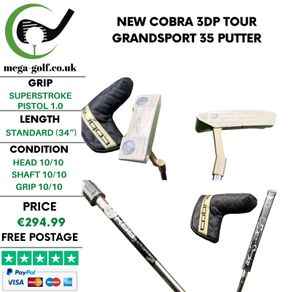New Cobra 3DP Tour Grandsport 35 Putter / 34"