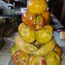 Beautiful one piece Majolica Fruit Stack c1960s will certainly impress your guest Postage Available, Image 2