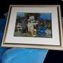 Large blue door picture in frame collection only Image 6
