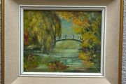 Marley Park Footbridge by Margaret 'Peig' McMahon (1980s