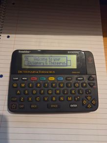 Franklin DMQ-640 Bookman Pocket Dictionary & Thesaurus Word  Finder Working