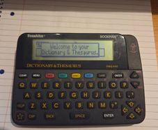 Franklin DMQ-640 Bookman Pocket Dictionary & Thesaurus Word  Finder Working