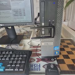 Desktop computer ready to go