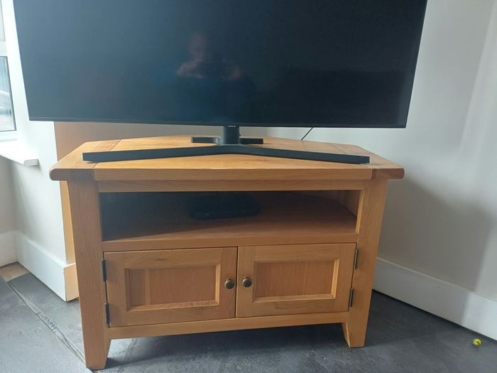 Solid Oak TV Stand