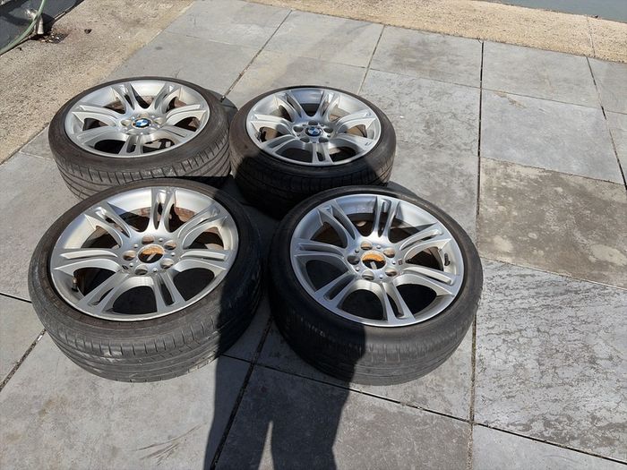 Bmw 18" Staggered Alloy Wheels  5 series 6 series F10 F11 F12 F13 Style 350m