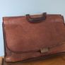 Vintage Louise Fontaine Brussels Leather Briefcase / Satchel Image 3