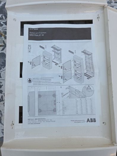 ABB Mistral 36 Module Electrical Consumer Unit (White Door)