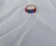 Multicolor costume ring s/m new
