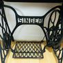 Vintage wooden singer sewing table Image 2