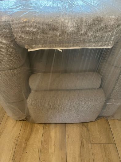Grey Fabric Armchair Brand New