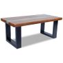 Coffee Table Teak Resin 100x50 cm Image 5
