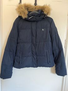 Jack Wills Puffer Jacket with Faux Fur Hood (Size 12/M)