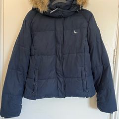 Jack Wills Puffer Jacket with Faux Fur Hood (Size 12/M)