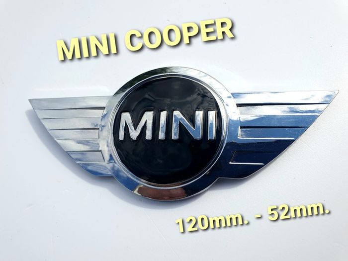 Mini Cooper R55 R50 Front Bonnet  Rear Trunk Metal Oval Emblem Badge Chrome 7026186