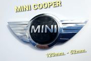Mini Cooper R55 R50 Front Bonnet  Rear Trunk Metal Oval Emblem Badge Chrome 7026186