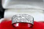 Antique Art Deco Diamond Ring - Eternity / Diamond Band