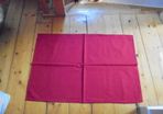 Red Pillowcases x 6 for Sale