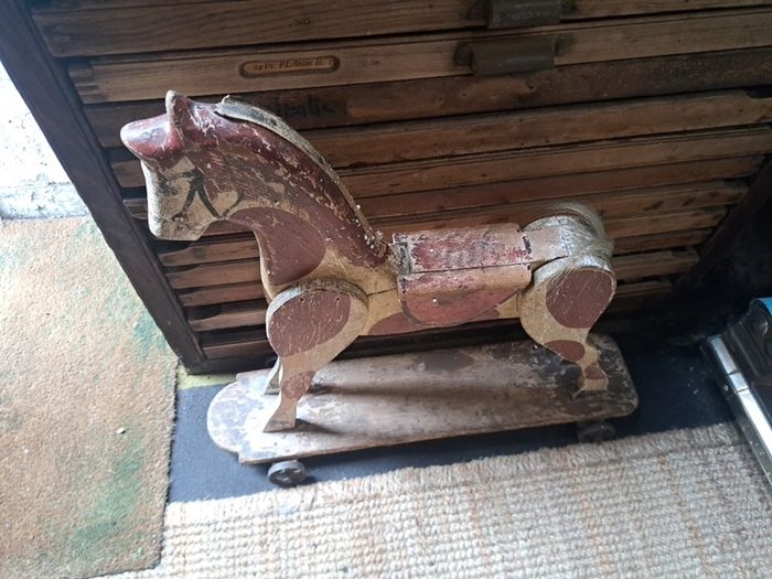 Antique Wooden Toy Horse