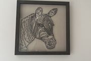 zebra wall art