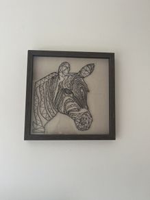 zebra wall art