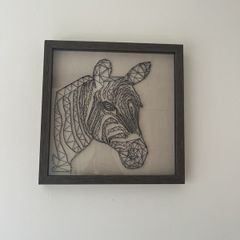 zebra wall art