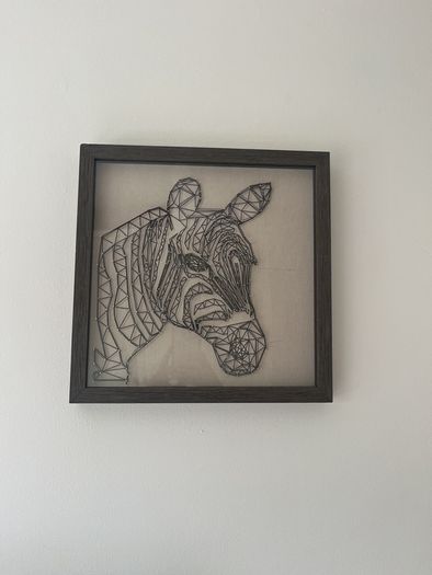 zebra wall art