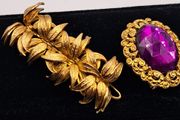 Two vintage brooches