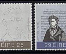 1982 Ireland Irish Literary & Musical Figures Commemorative Stamps Mint Never Hinged (MNH)