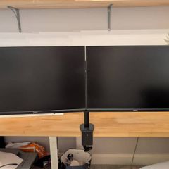 Dell UltraSharp U2415b Matched Dual Monitor Setup + Arm