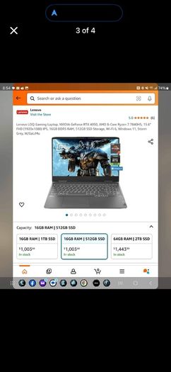 lenovo LOQ gaming laptop