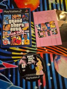 Grand Theft Auto Vice City PS2 PlayStation 2 Complete CIB + Map