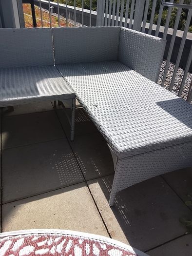 Small outdoor corner sofa