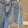 Rhinestone denim shorts uk6 Image 3